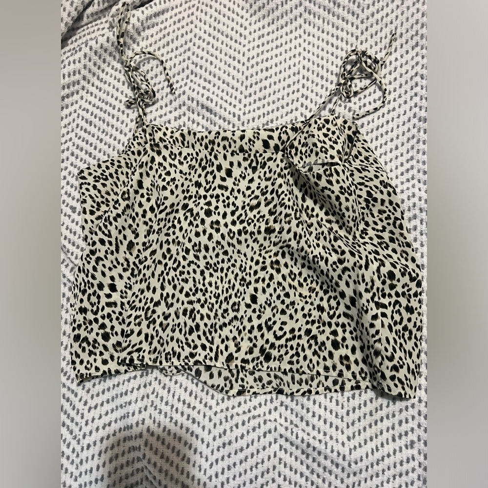 Womens cheetah Lush tank top large - Picture 2 of 3